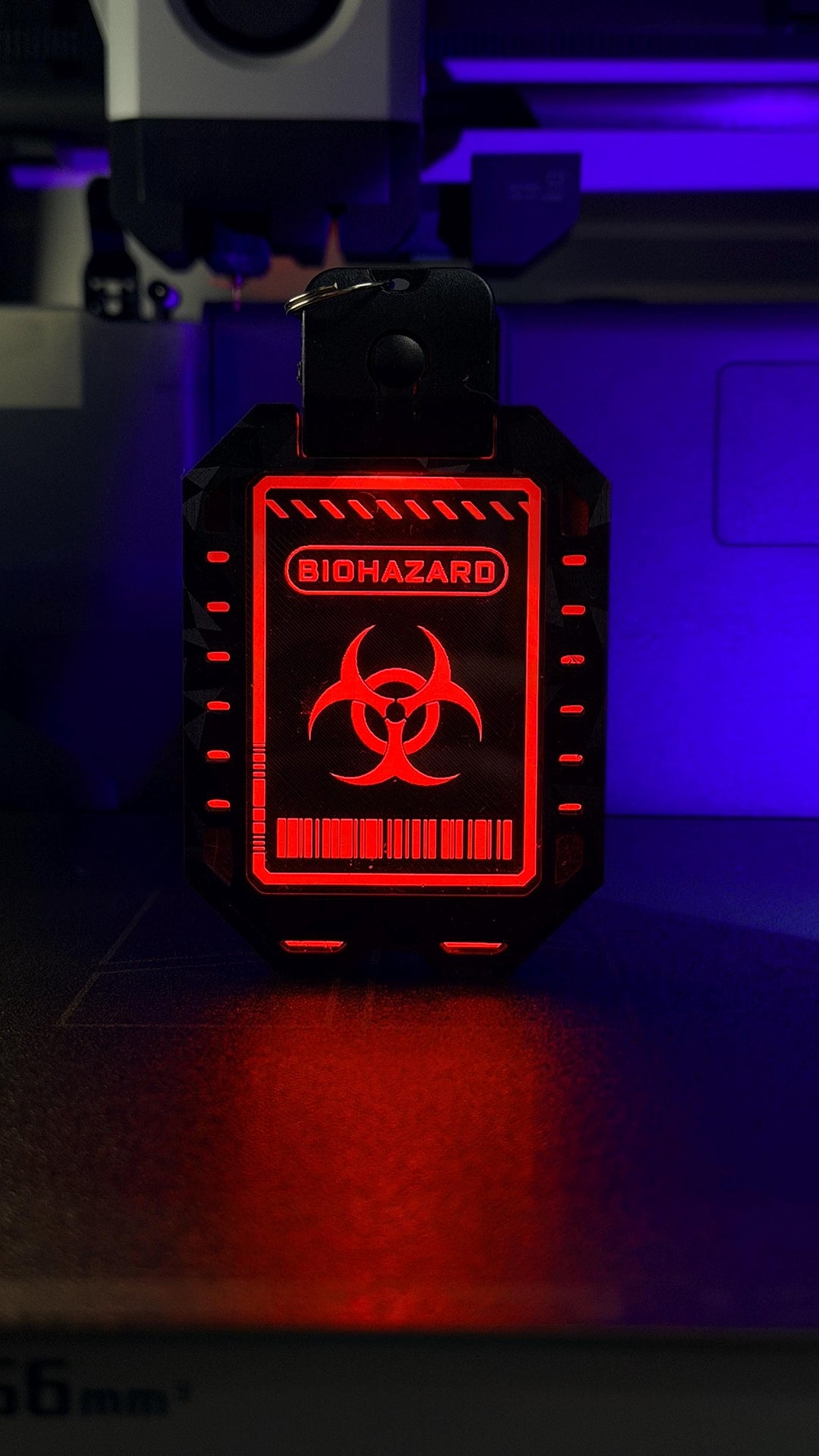 Cyberpunk LED Badges – Rechargeable Acrylic Cosplay Badge with Flash Mode