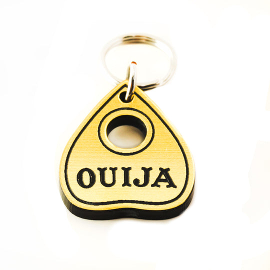 Personalized Pet Tag – Ouija Pet Tag With Stainless Steel Ring | Weatherproof Acrylic