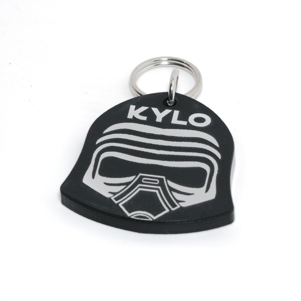 Personalized Pet Tag – Custom Star Wars Dog Collar Tag | Kylo Ren & Darth Vader