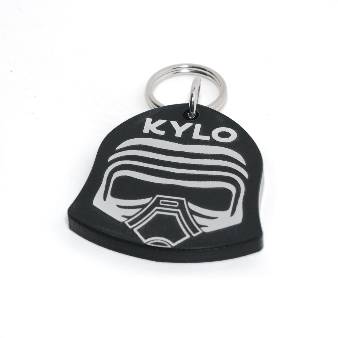Personalized Pet Tag – Custom Star Wars Dog Collar Tag | Kylo Ren & Darth Vader