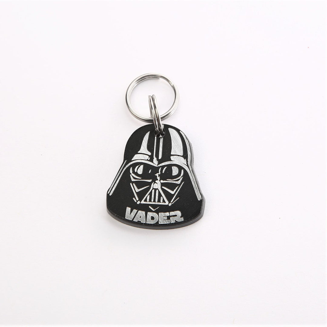 Personalized Pet Tag – Custom Star Wars Dog Collar Tag | Kylo Ren & Darth Vader