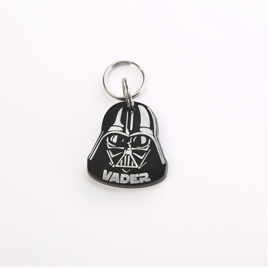 Personalized Pet Tag – Custom Star Wars Dog Collar Tag | Kylo Ren & Darth Vader