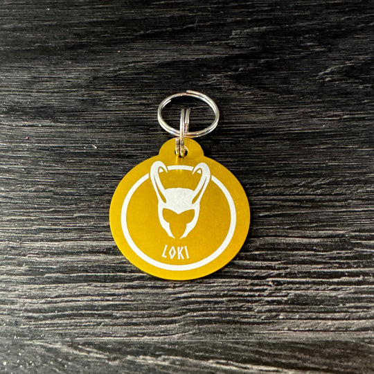 Personalized Pet Tag - Custom Dog Tag Aluminum Weatherproof Collar Name