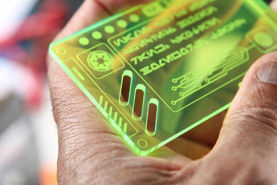 Star Wars ID Card – Custom Acrylic Badge | Personalized Sci Fi Cosplay Prop