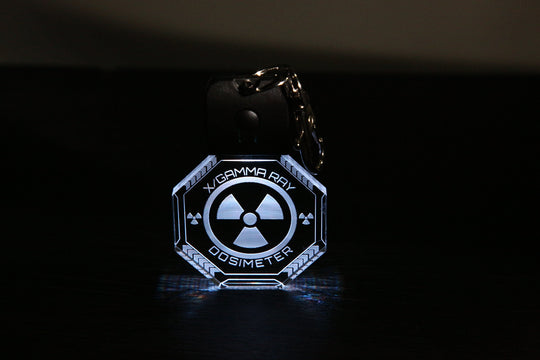 Color Changing Keychain - Cyberpunk LED Light Up Zipper Pull with USB Rechargeable Battery
