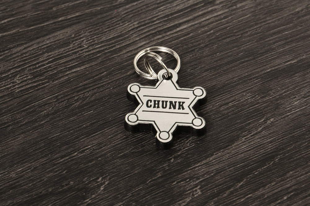 Custom Pet Tag - Personalized Dog Collar Tag With Silent, Weatherproof Acrylic Design