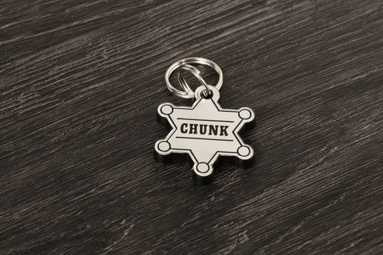 Custom Pet Tag - Personalized Dog Collar Tag With Silent, Weatherproof Acrylic Design