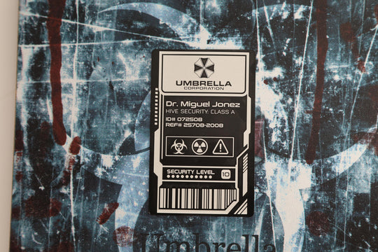 Umbrella Corporation ID Badge – Anodized Aluminum Cosplay Prop | Raccoon City Security Card | Metal ID Card