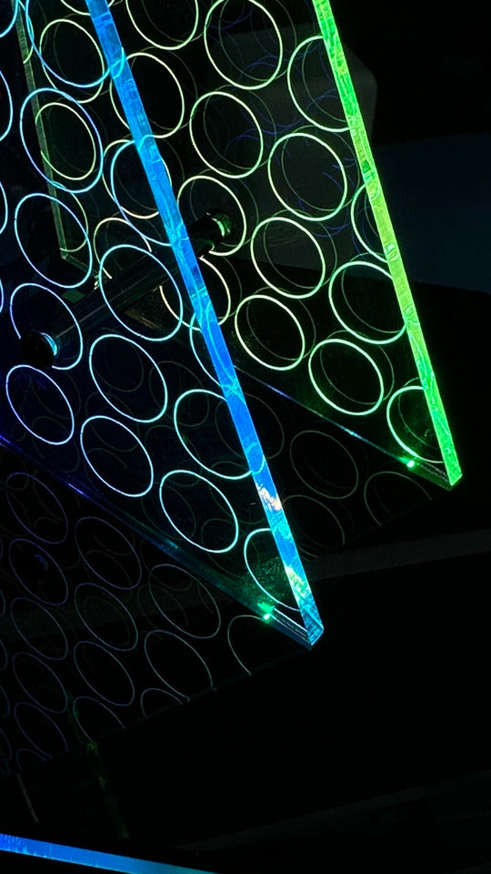 Personalized Headphone Stand | Custom Gamer Gift | RGB LED Universal Headset Organizer