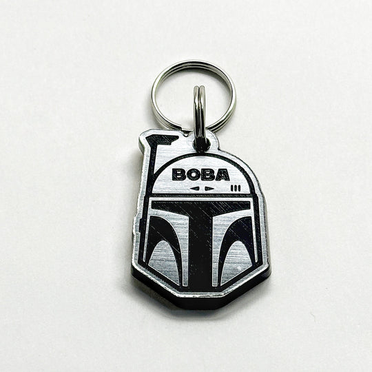 Personalized Pet Tag – Custom Star Wars Dog Collar Tag | Kylo Ren & Darth Vader