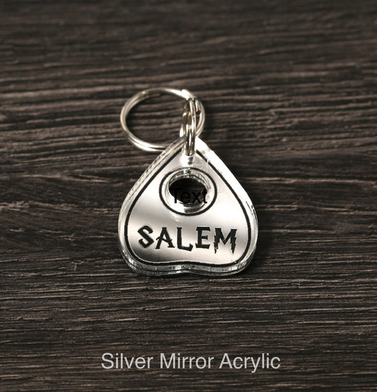 Personalized Pet Tag – Ouija Pet Tag With Stainless Steel Ring | Weatherproof Acrylic