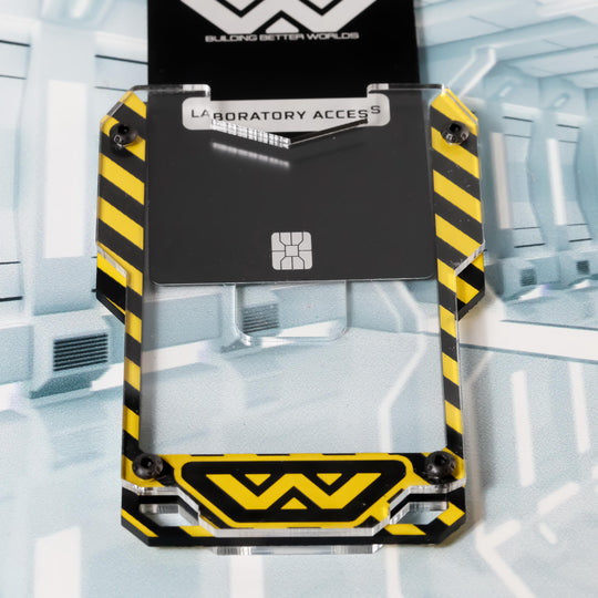 Cyberpunk Badge Holder – Weyland Yutani Acrylic Keycard ID Case for Cosplay