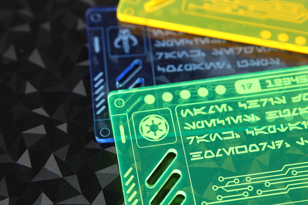 Star Wars ID Card – Custom Acrylic Badge | Personalized Sci Fi Cosplay Prop