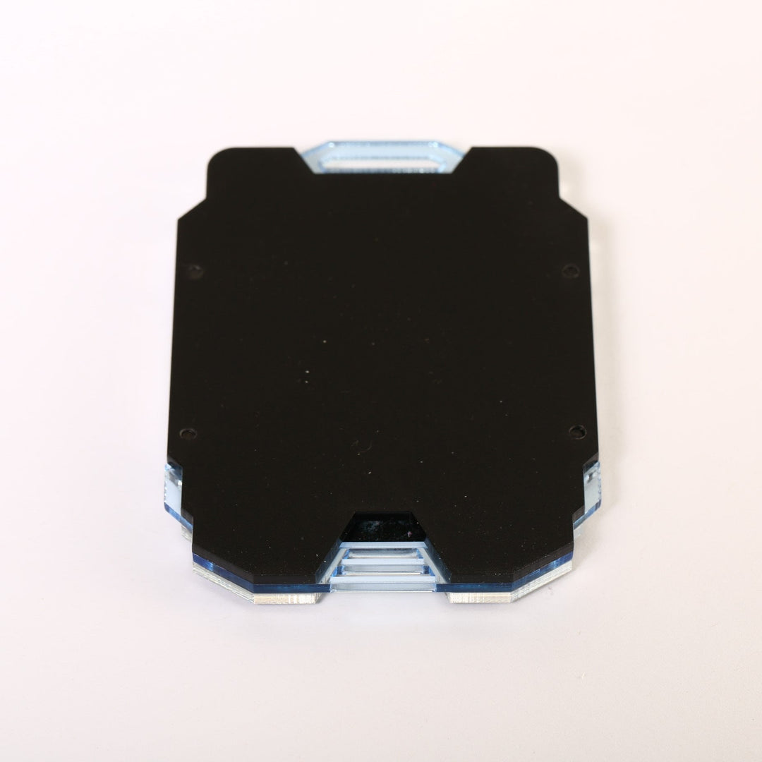 Personalized Badge Holder - Custom ID Holder With Engraved Card & Hex Screw Assembly