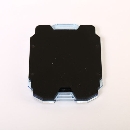 Personalized Badge Holder - Custom ID Holder With Engraved Card & Hex Screw Assembly