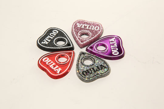Ouija Pet Tag – Personalized Acrylic Pet Collar Tag with Stainless Steel Ring