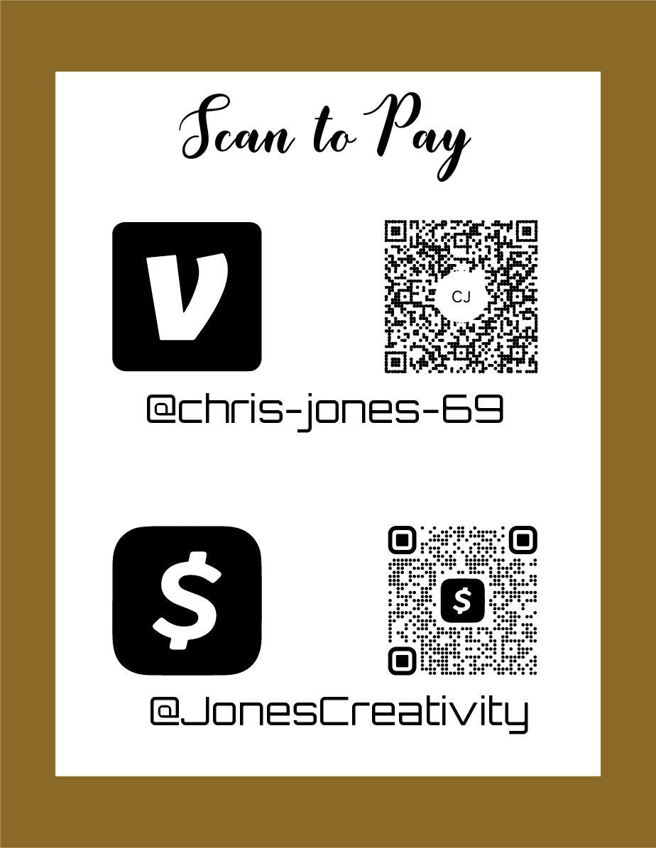 LED QR Code Sign - Scan to Pay & Connect With Us | USB Powered Acrylic Panel