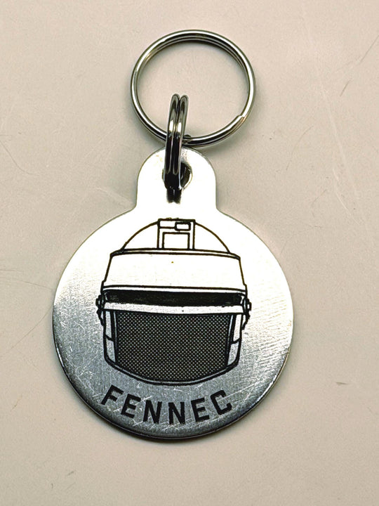 Personalized Sci-Fi Pet Tag - Custom Aluminum Dog & Cat Collar ID Tag