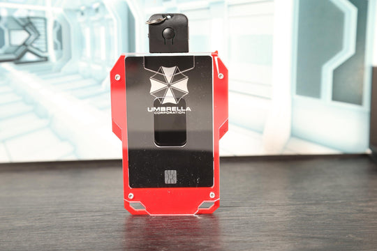 Cyberpunk Badge Holder – Custom Acrylic Work Badge with LED Rechargeable Colors