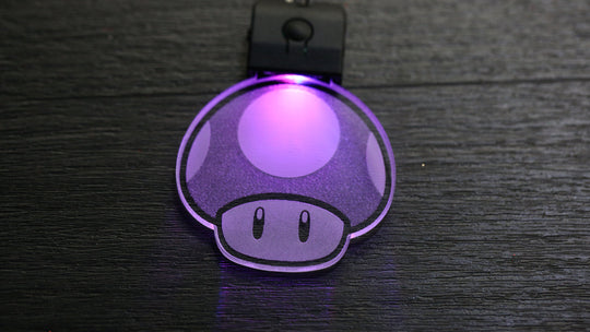 Custom LED Keychain - Rechargeable Color Changing Pendant with Personalized Image