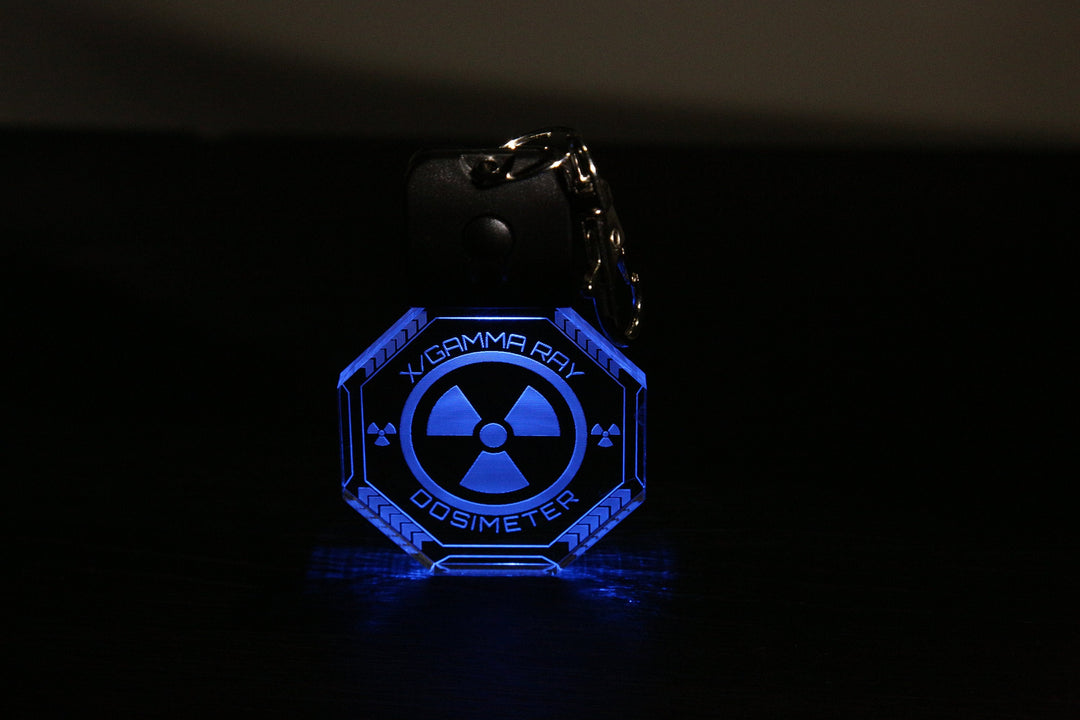 Color Changing Keychain - Cyberpunk LED Light Up Zipper Pull with USB Rechargeable Battery