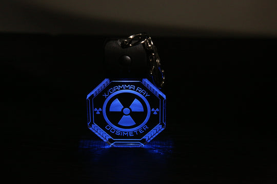 Color Changing Keychain - Cyberpunk LED Light Up Zipper Pull with USB Rechargeable Battery