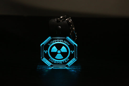 Color Changing Keychain - Cyberpunk LED Light Up Zipper Pull with USB Rechargeable Battery