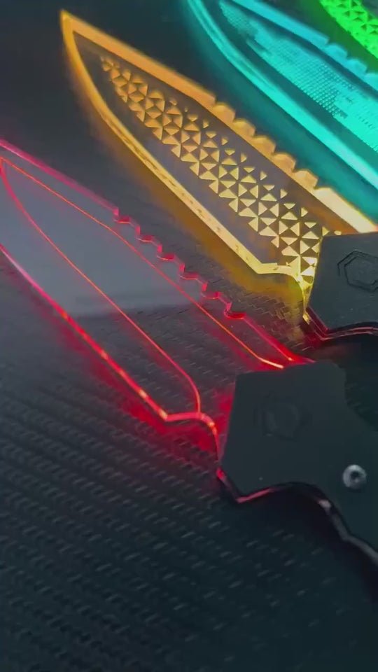 LED Cosplay Blade – Cyberpunk Light-Up Prop | Acrylic Glow Blade | Custom Sci-Fi Accessory