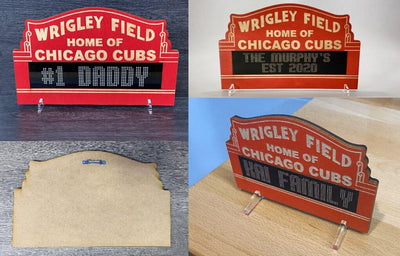 Personalized Wrigley Field Sign