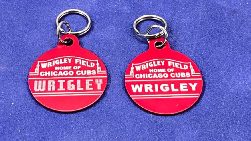 Personalized Wrigley Field Pet Tag, Cubs Pet Tag, Cubs Cat Tag, Cubs Dog Tag