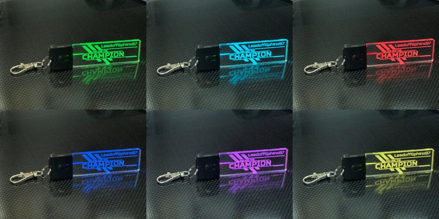 Personalized Apex Legends LED Key chain - Made in USA - Color Changing - Stocking Stuffer - Acrylic KeyChain