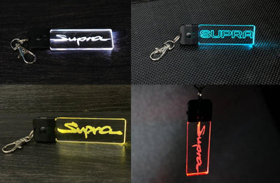 Supra Keychain - Toyota Supra MK5 - MK4 - MK3 - MK2 - Color Changing - Stocking Stuffer - LED Keychain - A90 Supra - Jones Creativity