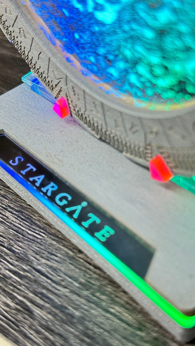 Stargate Portal Sign - Made in USA | Color Changing - Stargate SG1 Sign - Stargate SG-1 LED sign - Jones Creativity