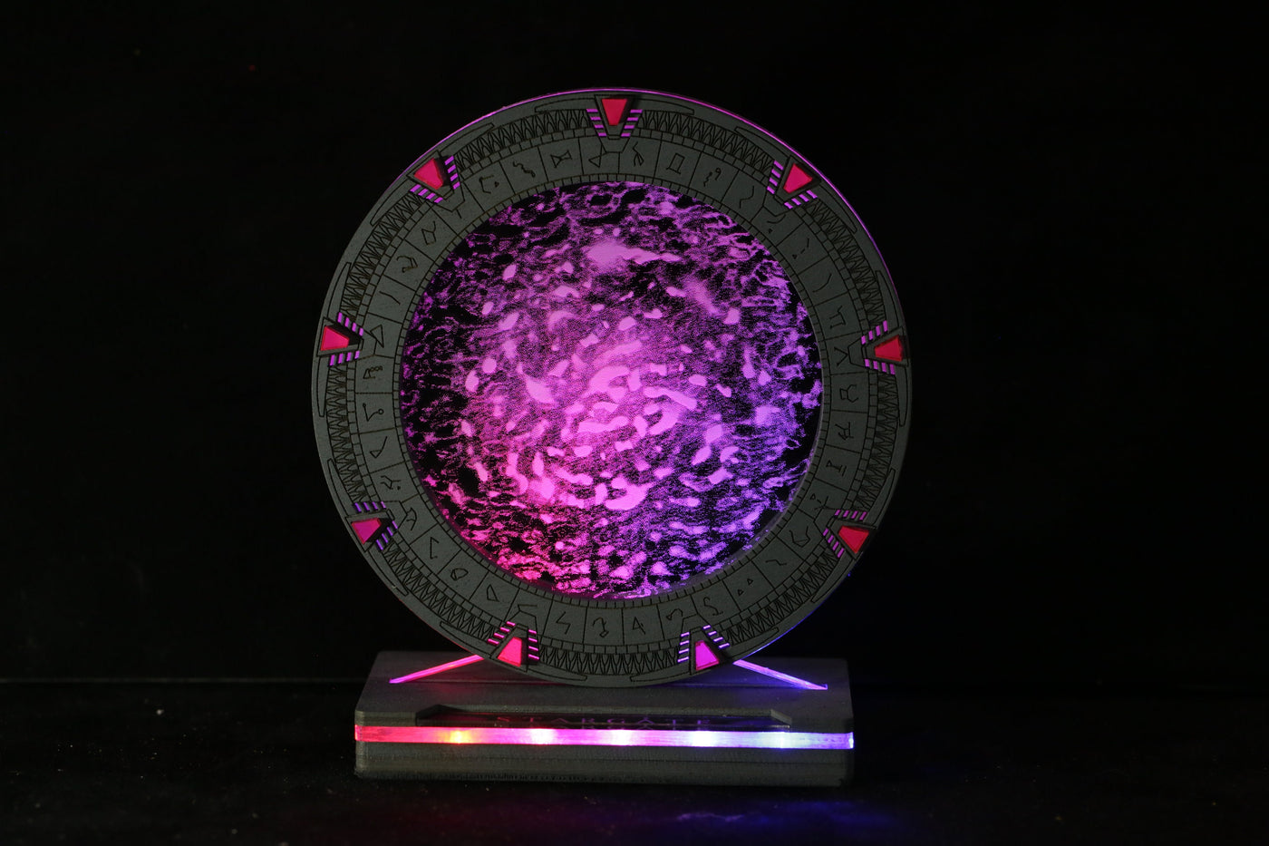 Stargate Portal Sign - Made in USA | Color Changing - Stargate SG1 Sign - Stargate SG-1 LED sign