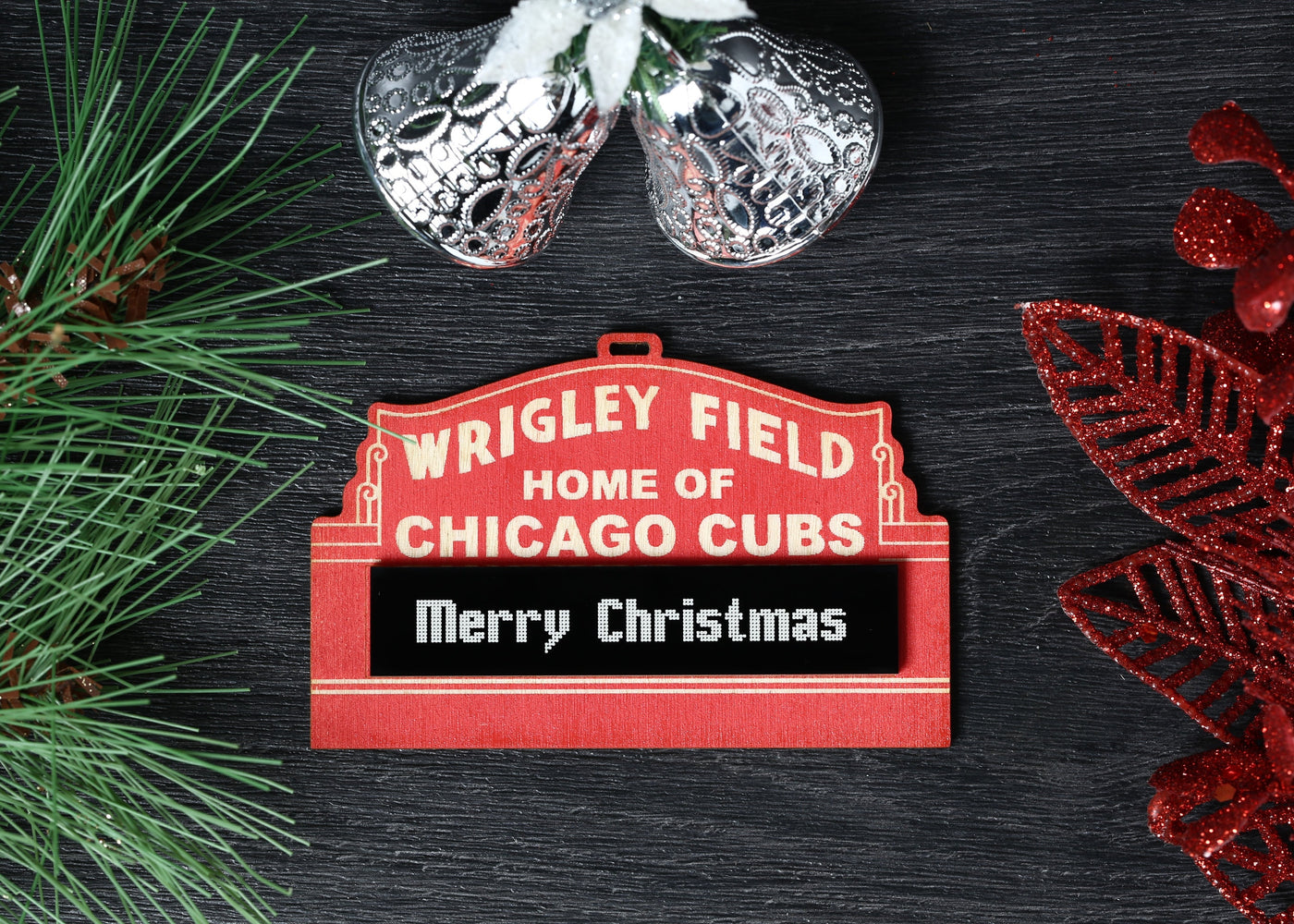 Personalized Wrigley Field Ornament - Personalized Wrigley Ornament - Wrigley Field Magnet