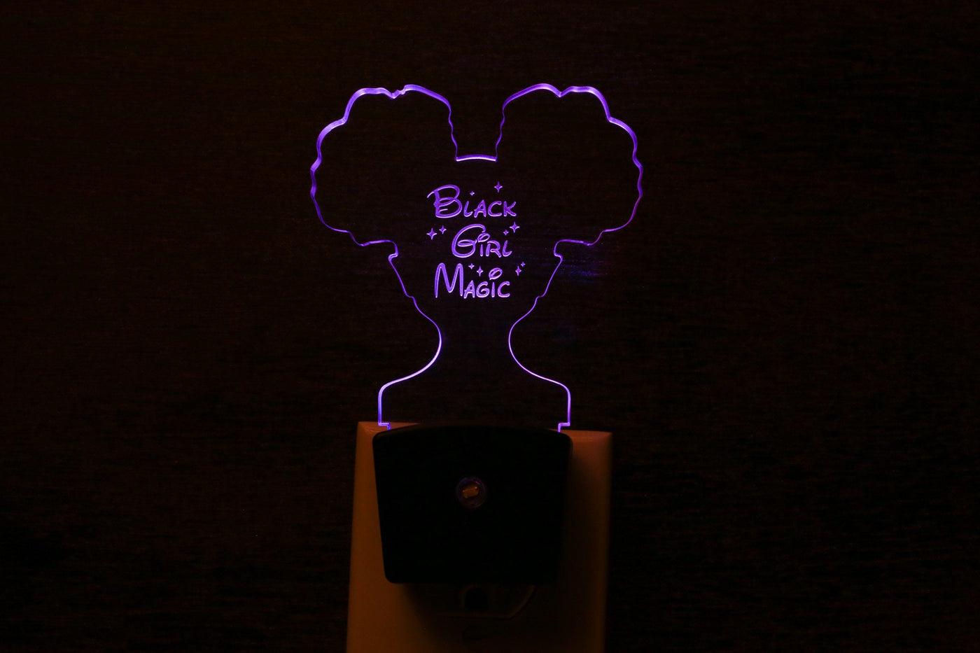 Black Girl Magic LED Sign, Personalized - Jones Creativity