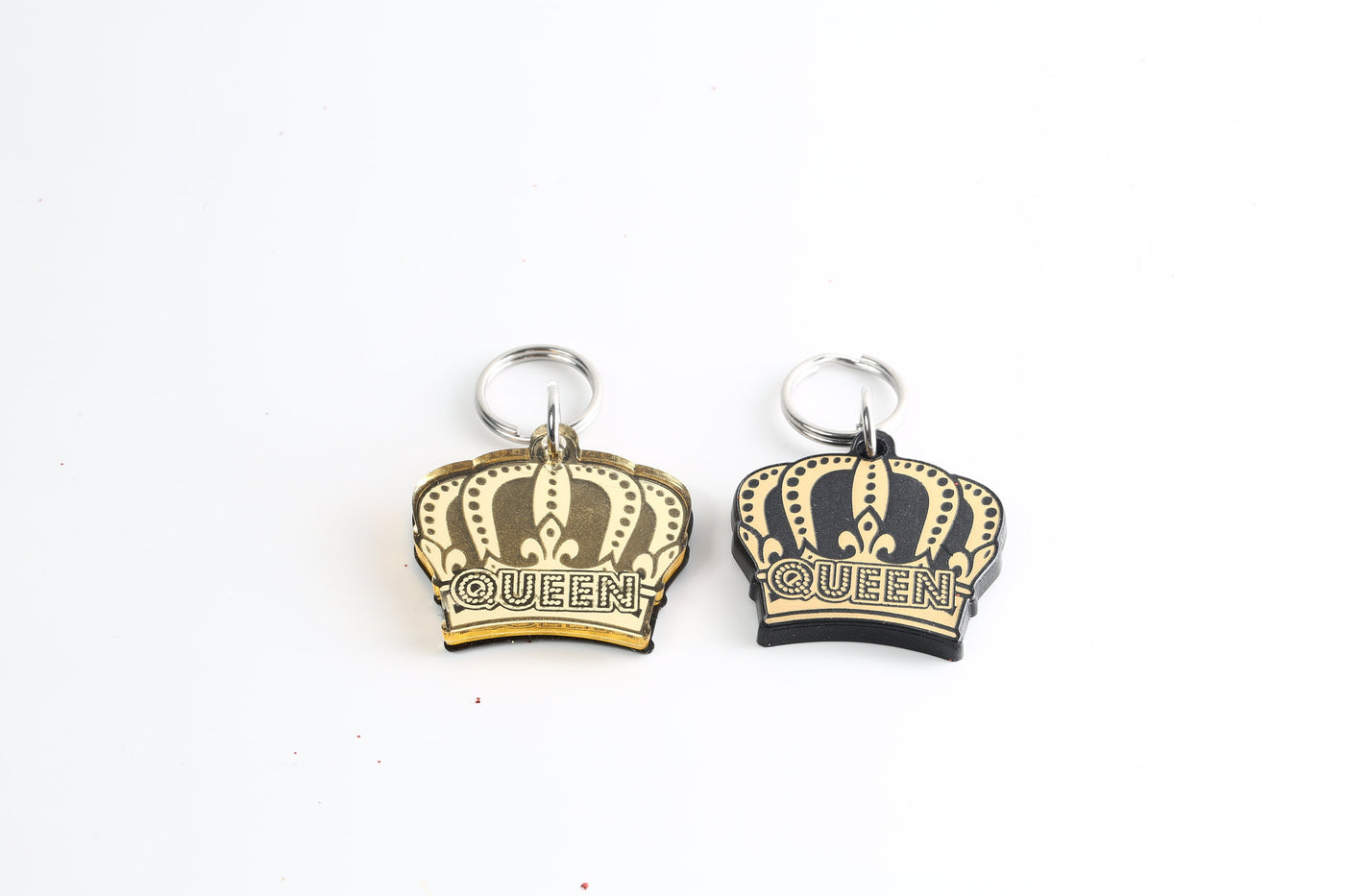 Crown Dog Tag - Dog Tag for Dogs - Pet ID - King - Queen Per ID - Royal Pet Tag - Personalized - Collar Tag