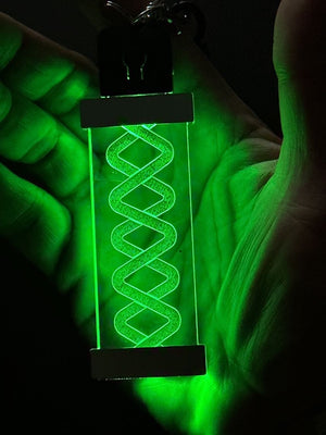 CyberPunk T-Virus LED Pendant - CyberPunk T-Virus LED Ornament - Virus - Biohazard LED Ornament - Jones Creativity