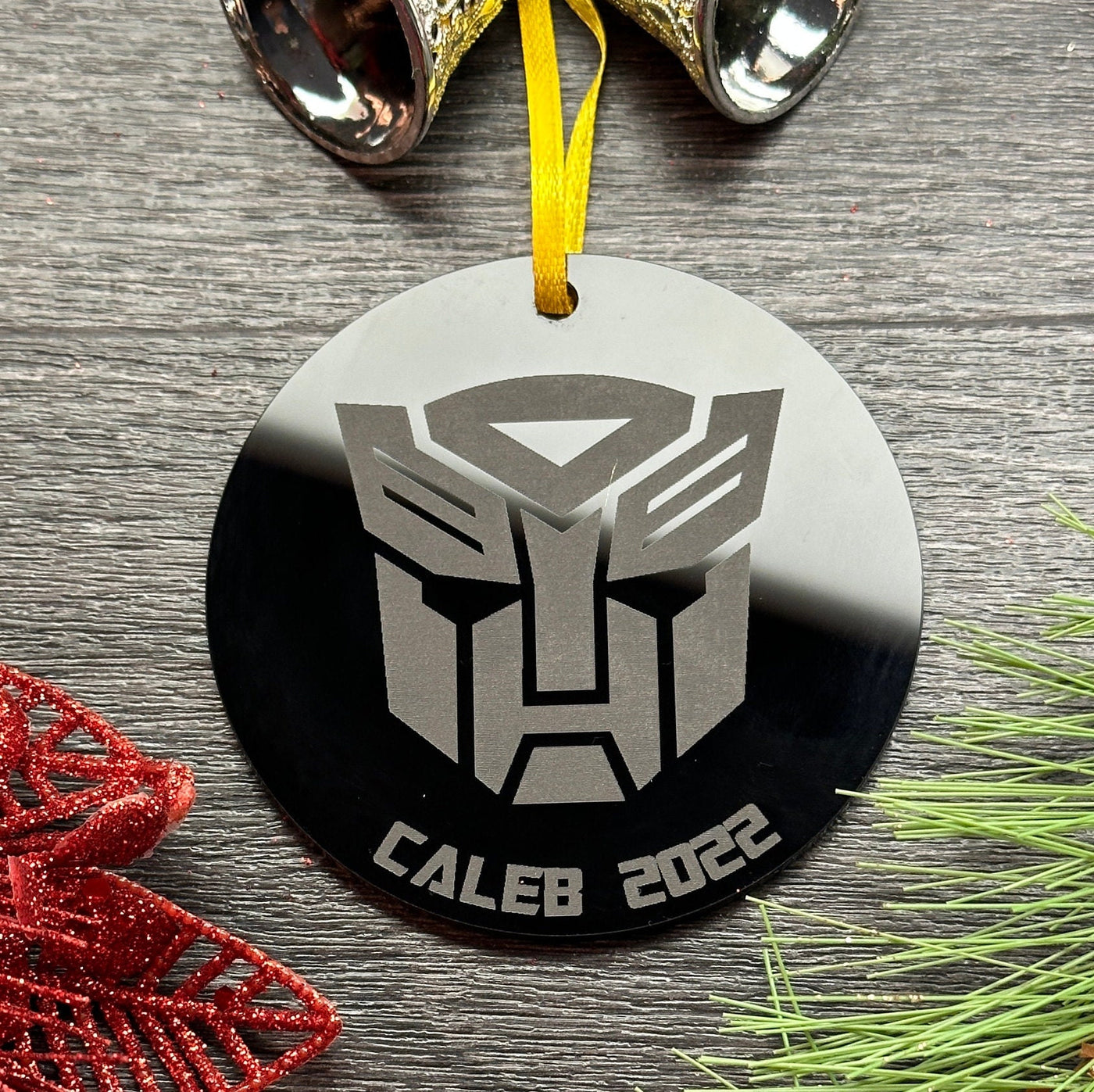 Personalized Decepticon Ornament, Personalized Autobot Ornament , Sci-Fi Ornament
