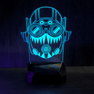 Octane - Apex Legends | LED Light Up Sign | Made in USA | Color Changing | Wireless Remote | Rechargeable | Game Controller | LED Lamp - Jones Creativity