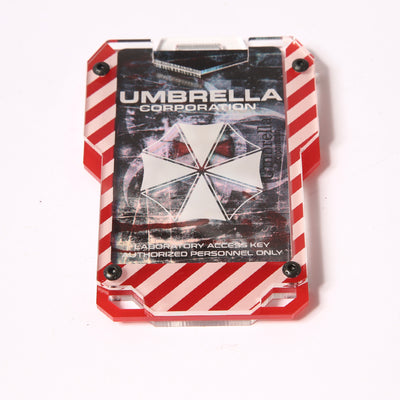 Umbrella Corp Cyberpunk keycard style card ID holder - Umbrella Corps badge holder. - Jones Creativity