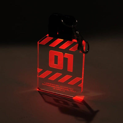 Cyber Punk Access Badge LED Pendant - Access Badge Led Necklace - Made in USA | Color Changing - Stocking Stuffer - Cyberpunk Keychain - Jones Creativity
